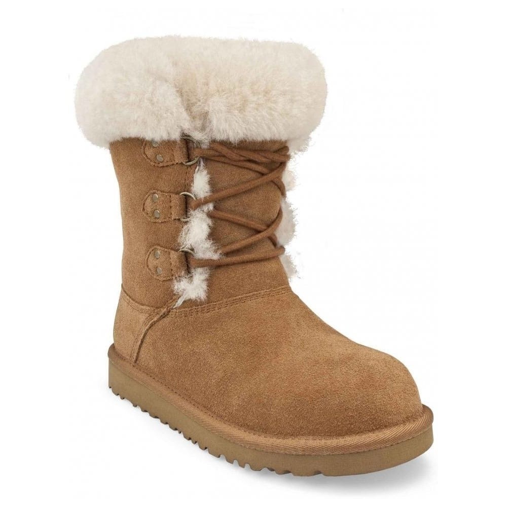 UGG Kids Sophy Shearling Boots - Chestnut